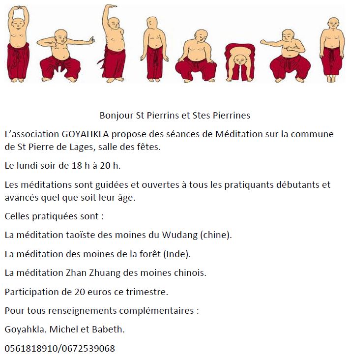 Meditation page st pierre