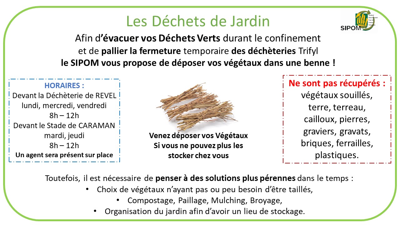 déchets verts benne 1C tout seul