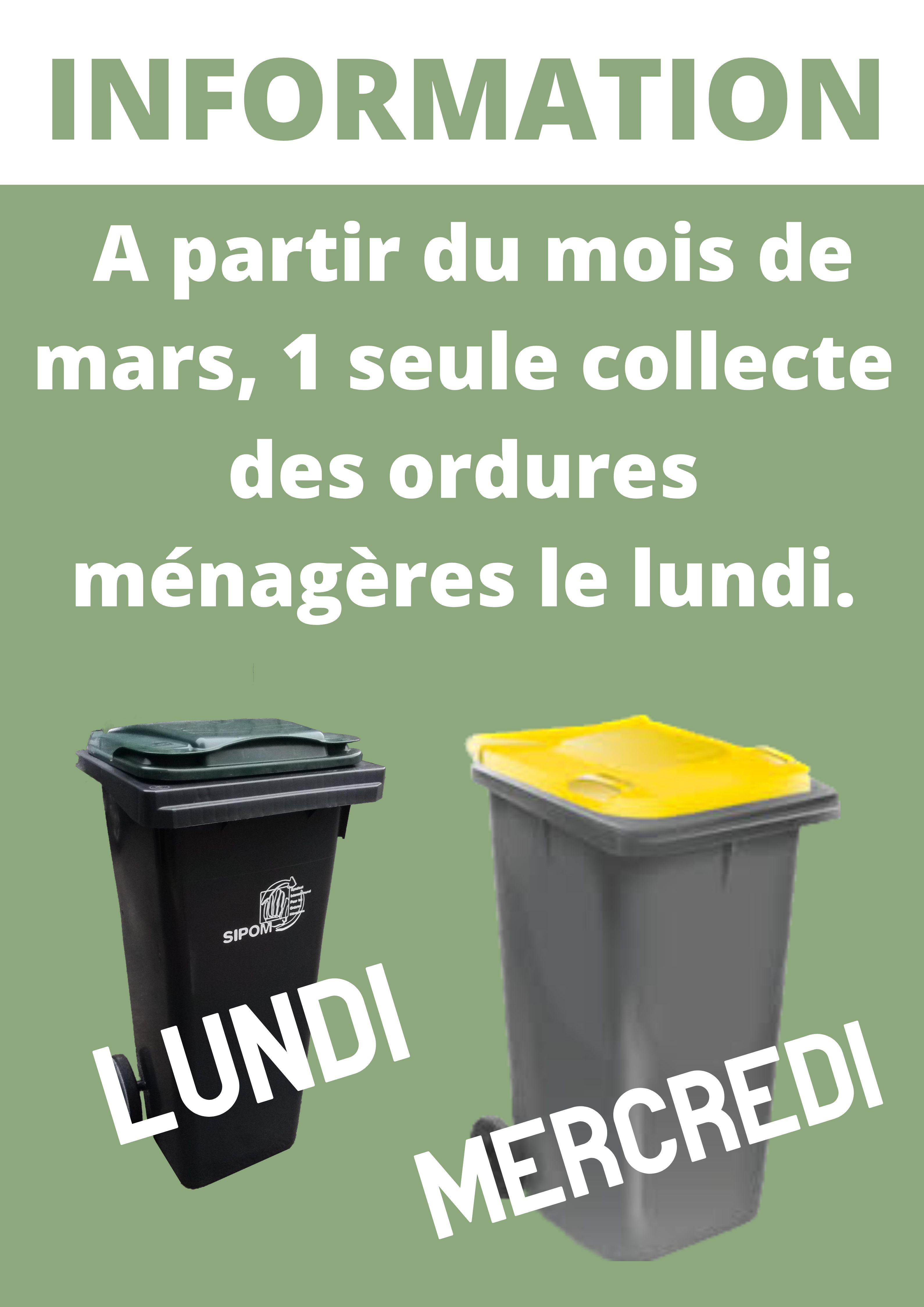 Affiche poubelle